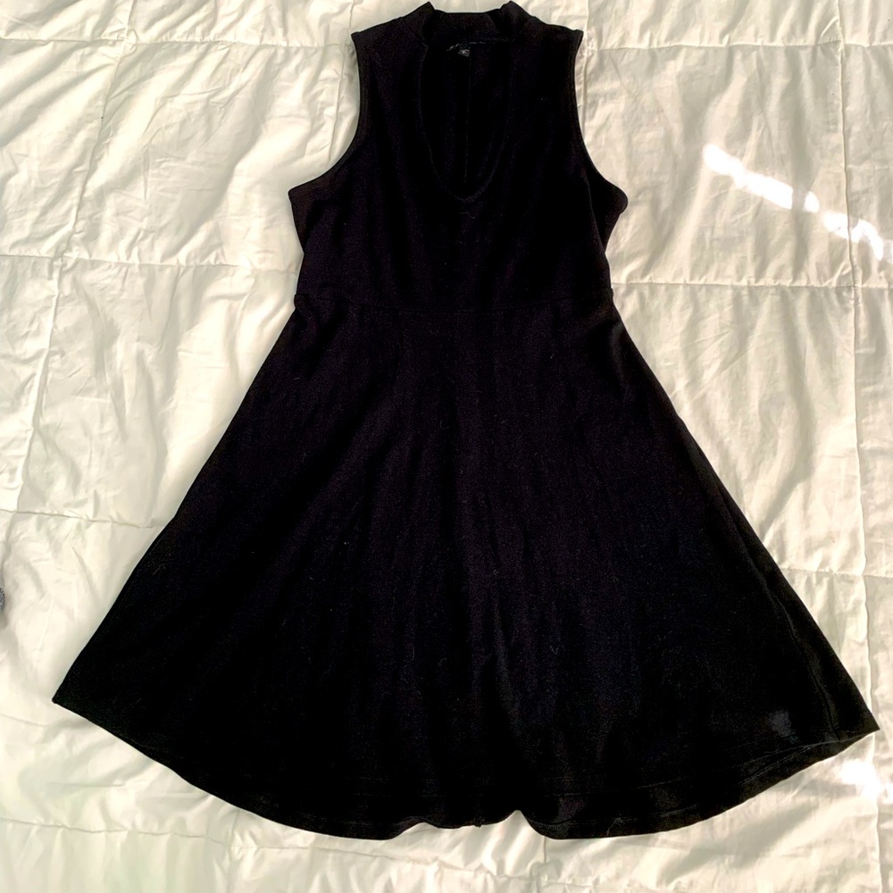 EXPRESS Black Mock Neck Dress
